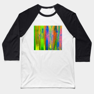 Neon Rainbow Paint Splatter Baseball T-Shirt